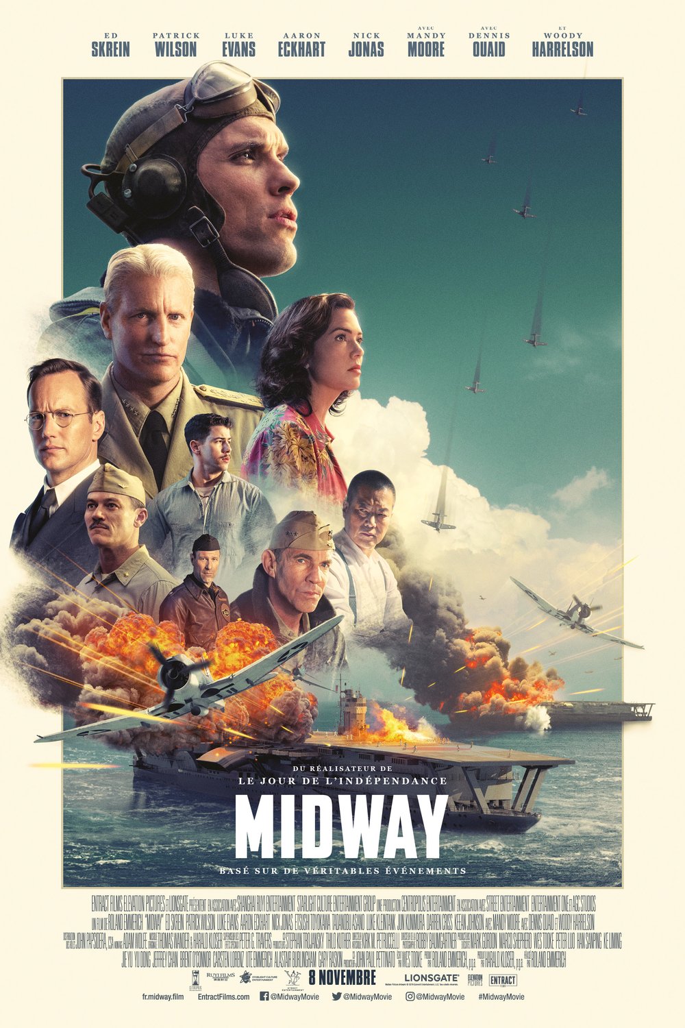 L'affiche du film Midway v.f. [2019]
