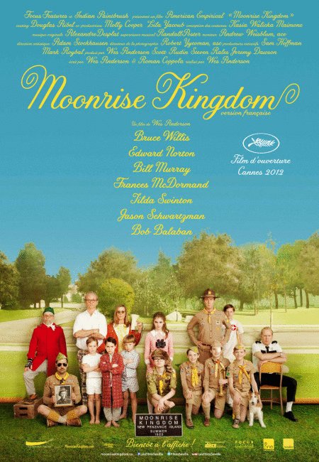 L'affiche du film Moonrise Kingdom v.f. [2012]