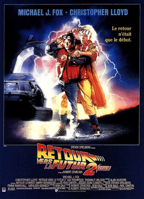 L'affiche du film Retour vers le futur partie II [1989]
