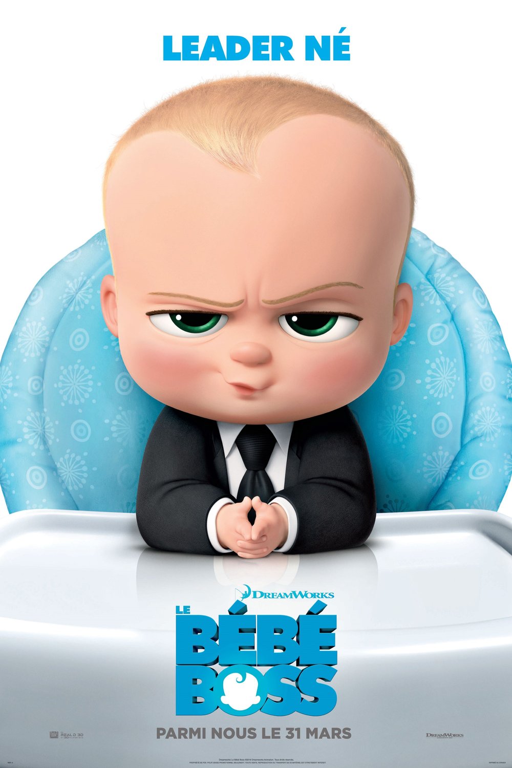 L'affiche du film Le Bébé boss [2017]
