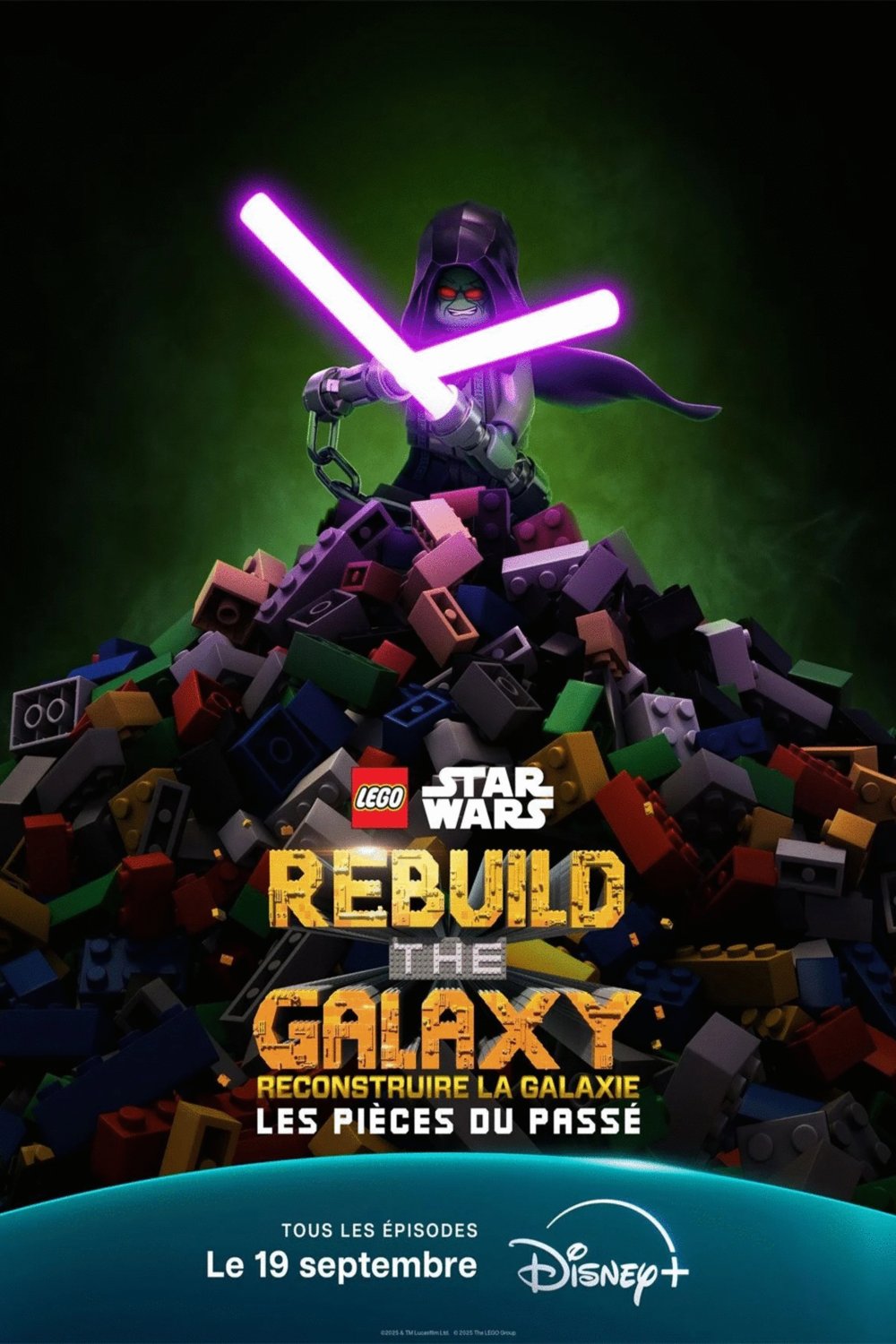 L'affiche du film LEGO Star Wars: Reconstruire la galaxie - Pièces du passé [2024]