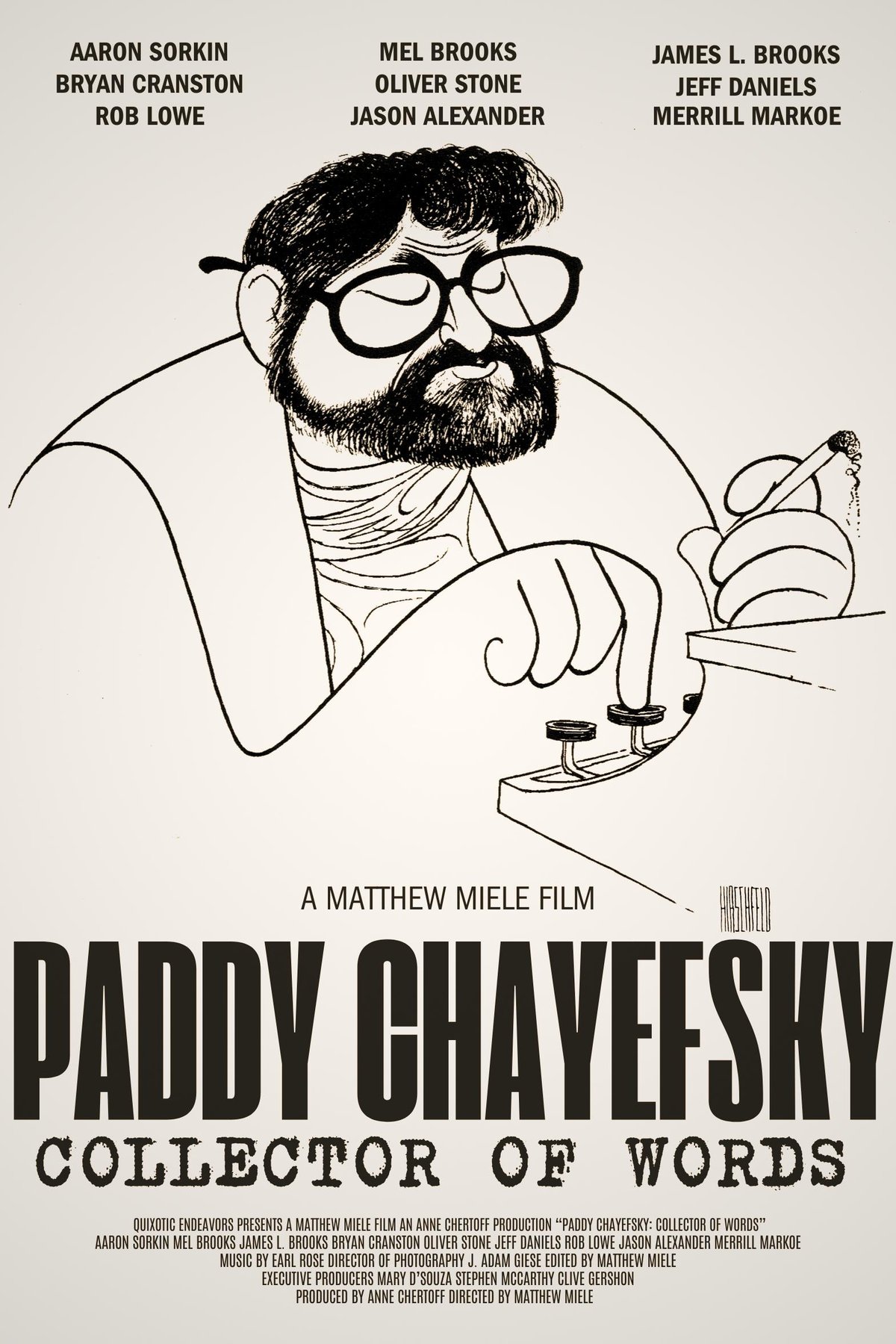 L'affiche du film Paddy Chayefsky: Collector of Words [2025]