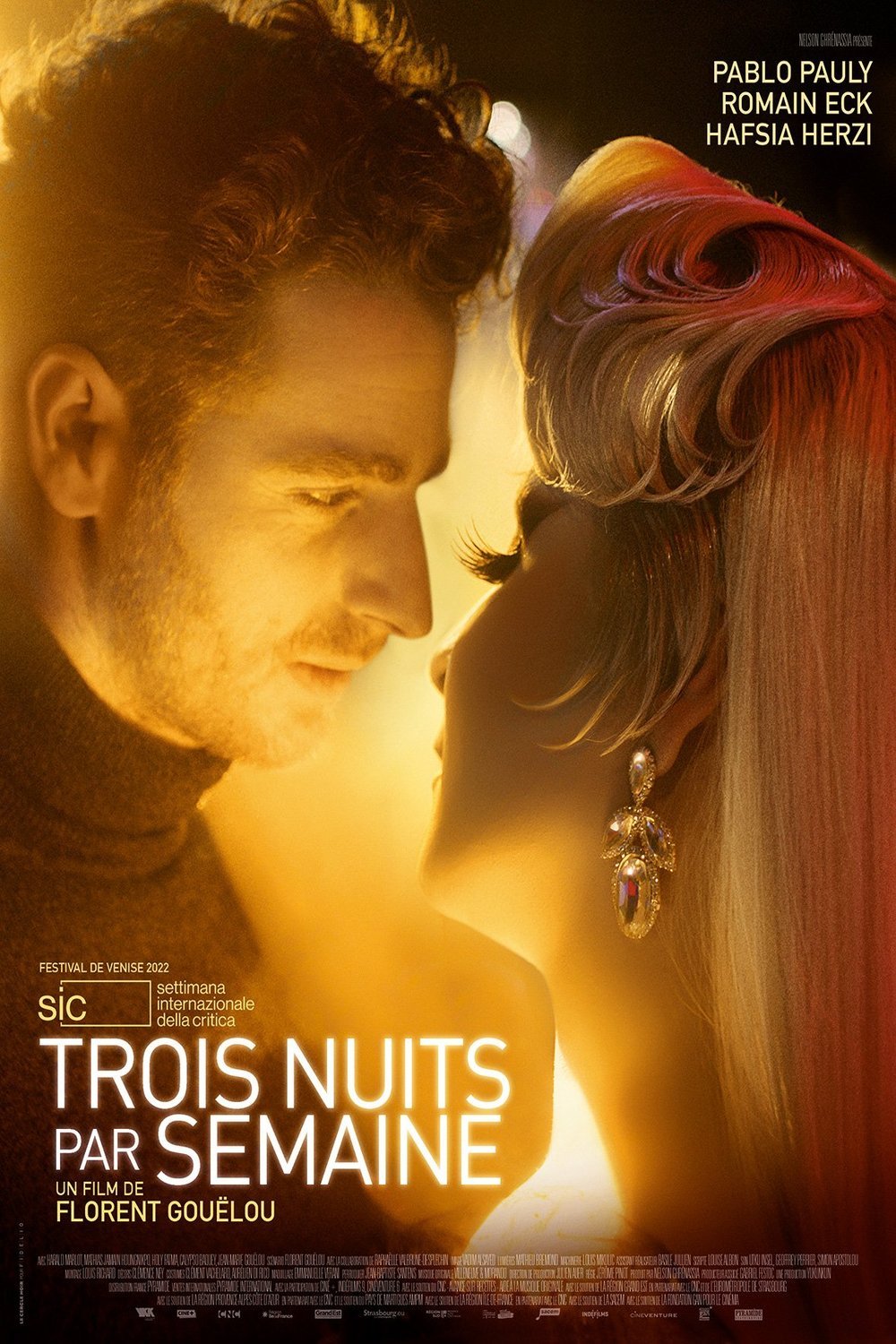 L'affiche du film Trois nuits par semaine [2022]