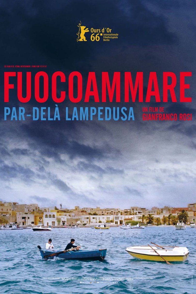 L'affiche du film Fuocoammare, par-delà Lampedusa [2016]