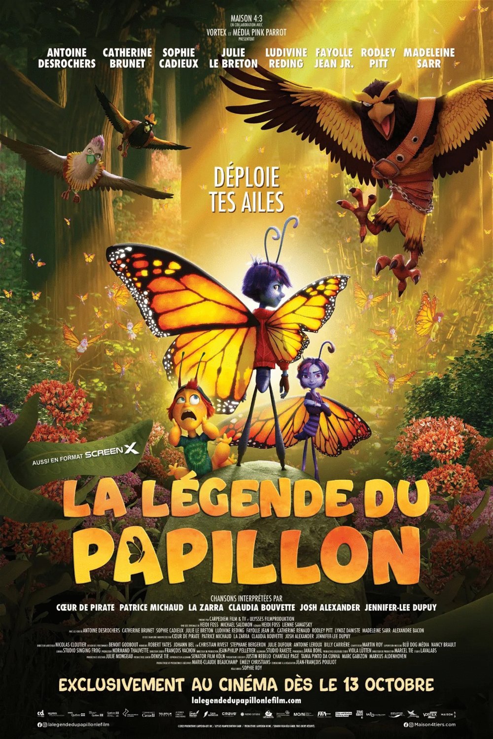 L'affiche du film La légende du Papillon [2023]