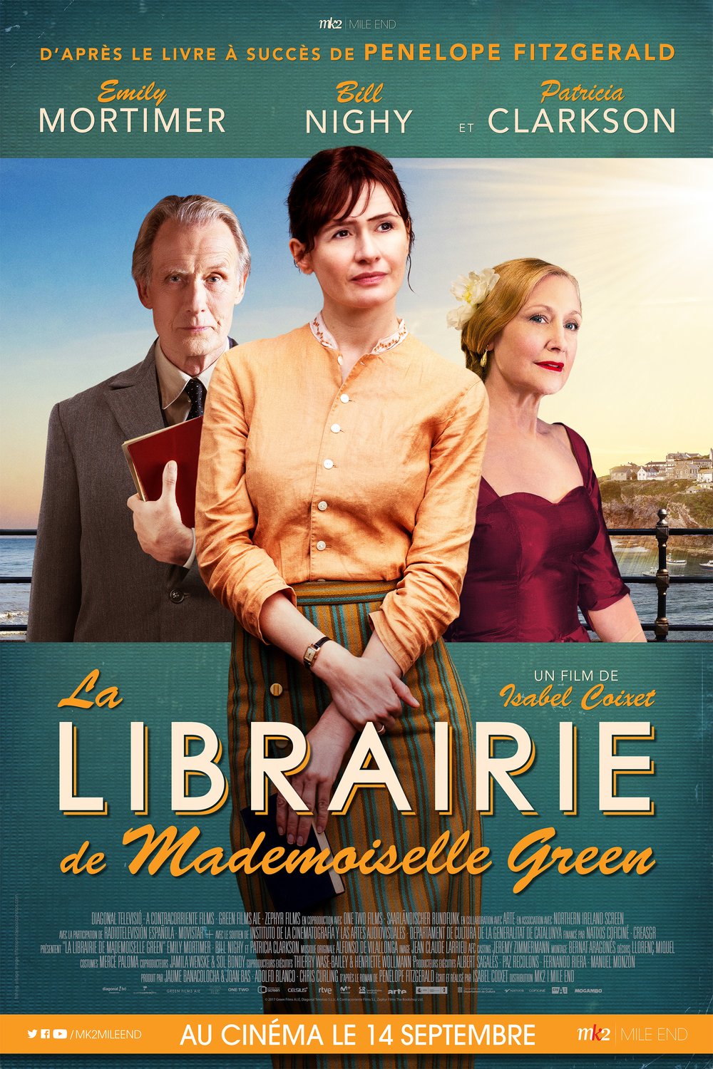 L'affiche du film La Librairie de Mademoiselle Green [2017]
