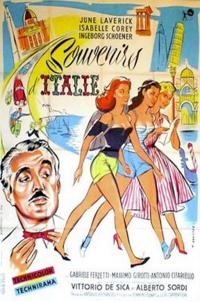 L'affiche du film Souvenir d'Italie [1957]