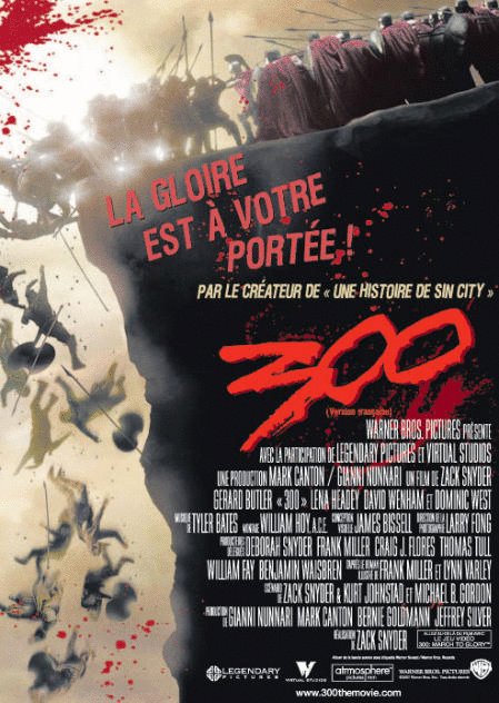 L'affiche du film 300 v.f. [2007]