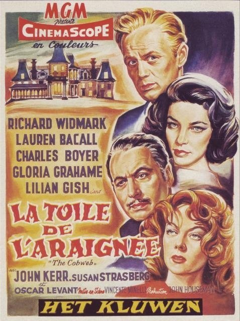 L'affiche du film La Toile d'araignée [1955]