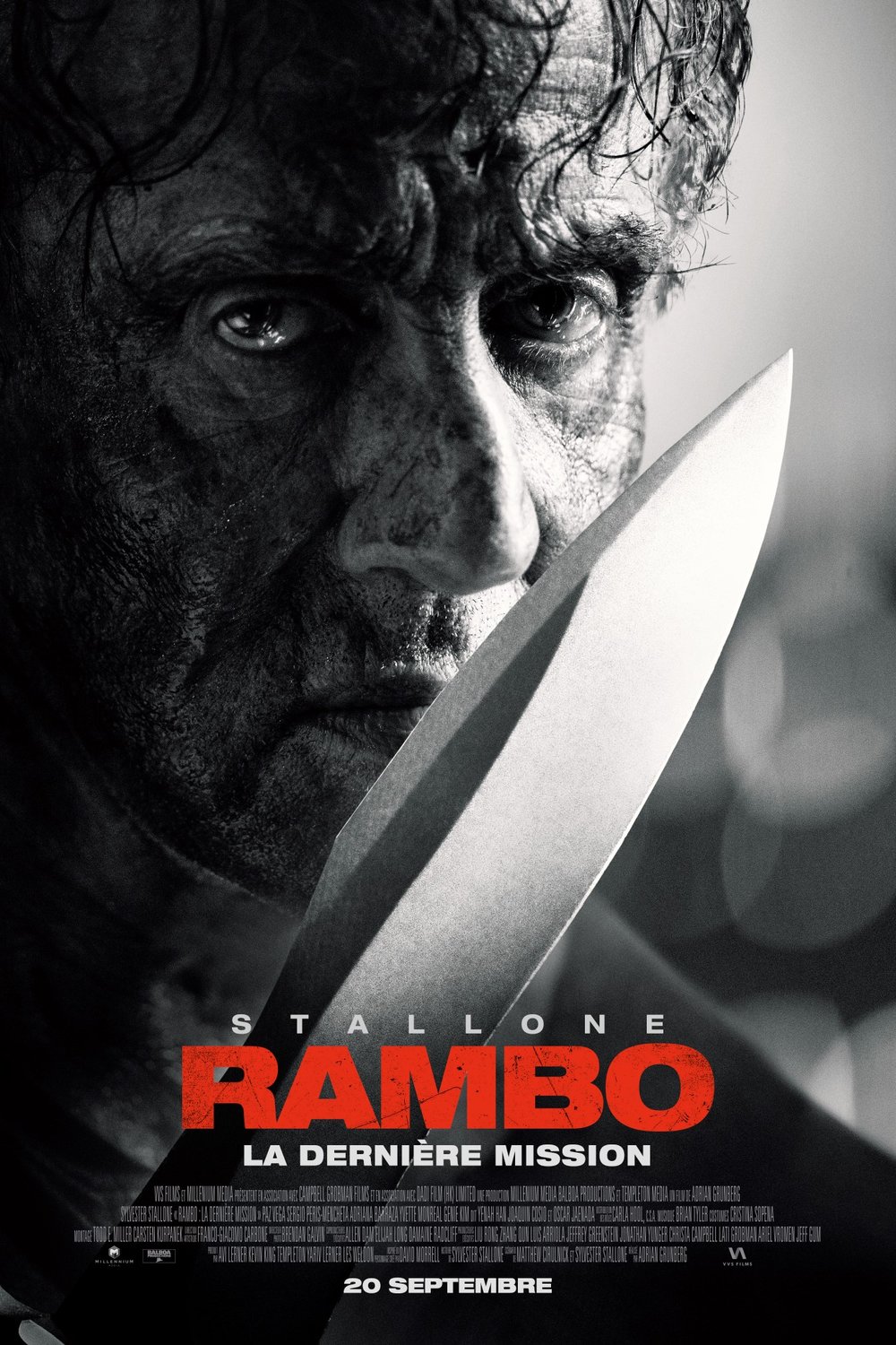 L'affiche du film Rambo: La dernière mission [2019]