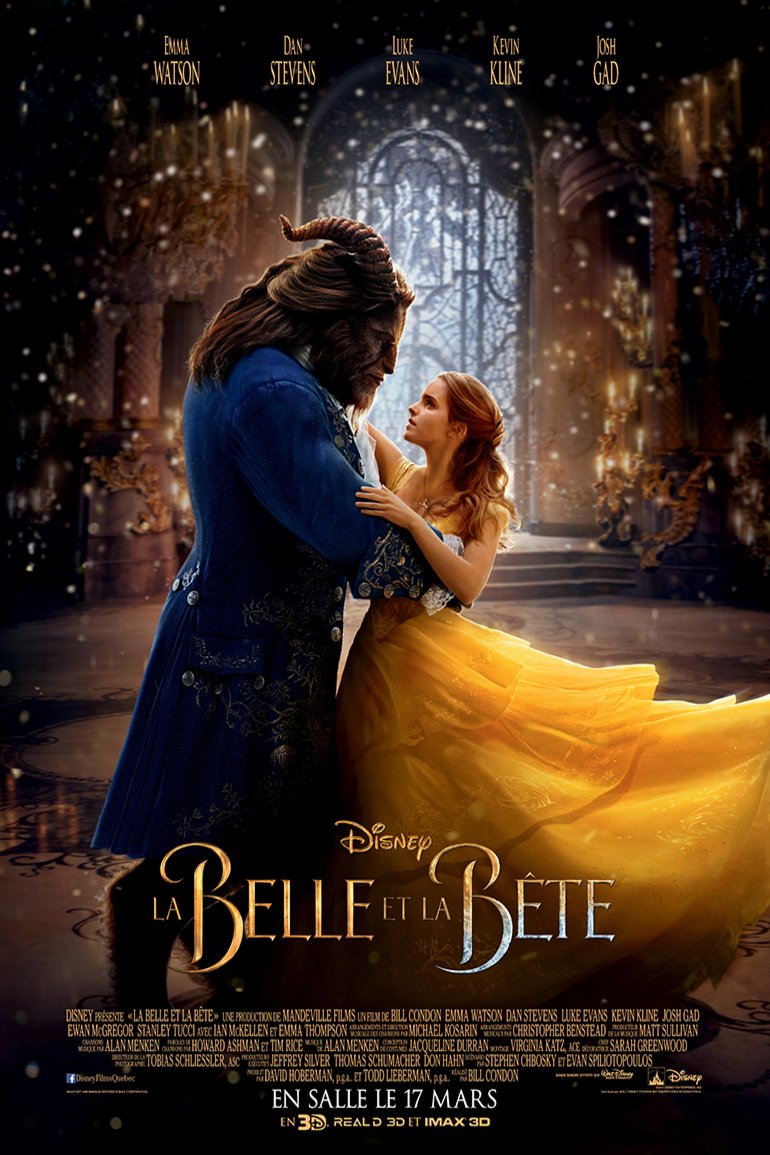 L'affiche du film La Belle et la Bête [2017]