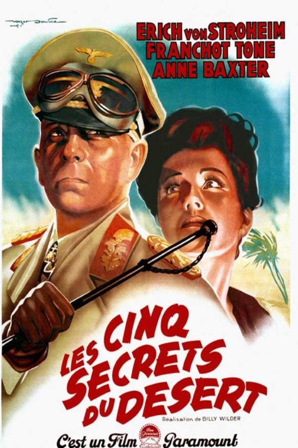 L'affiche du film Les Cinq secrets du désert [1943]