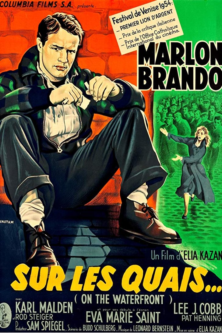 L'affiche du film Sur les quais [1954]