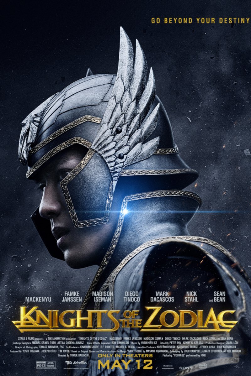 L'affiche du film Knights of the Zodiac [2023]