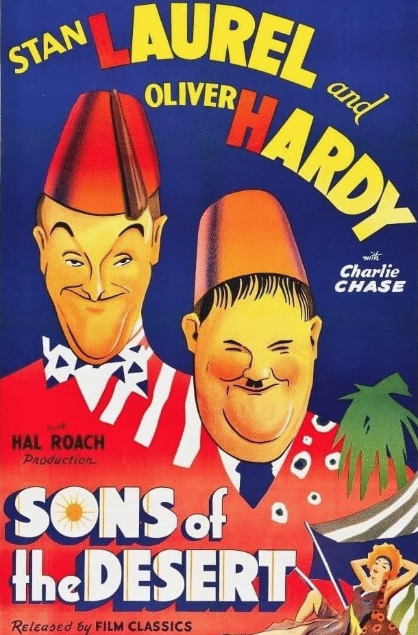 L'affiche du film Sons of the Desert [1933]