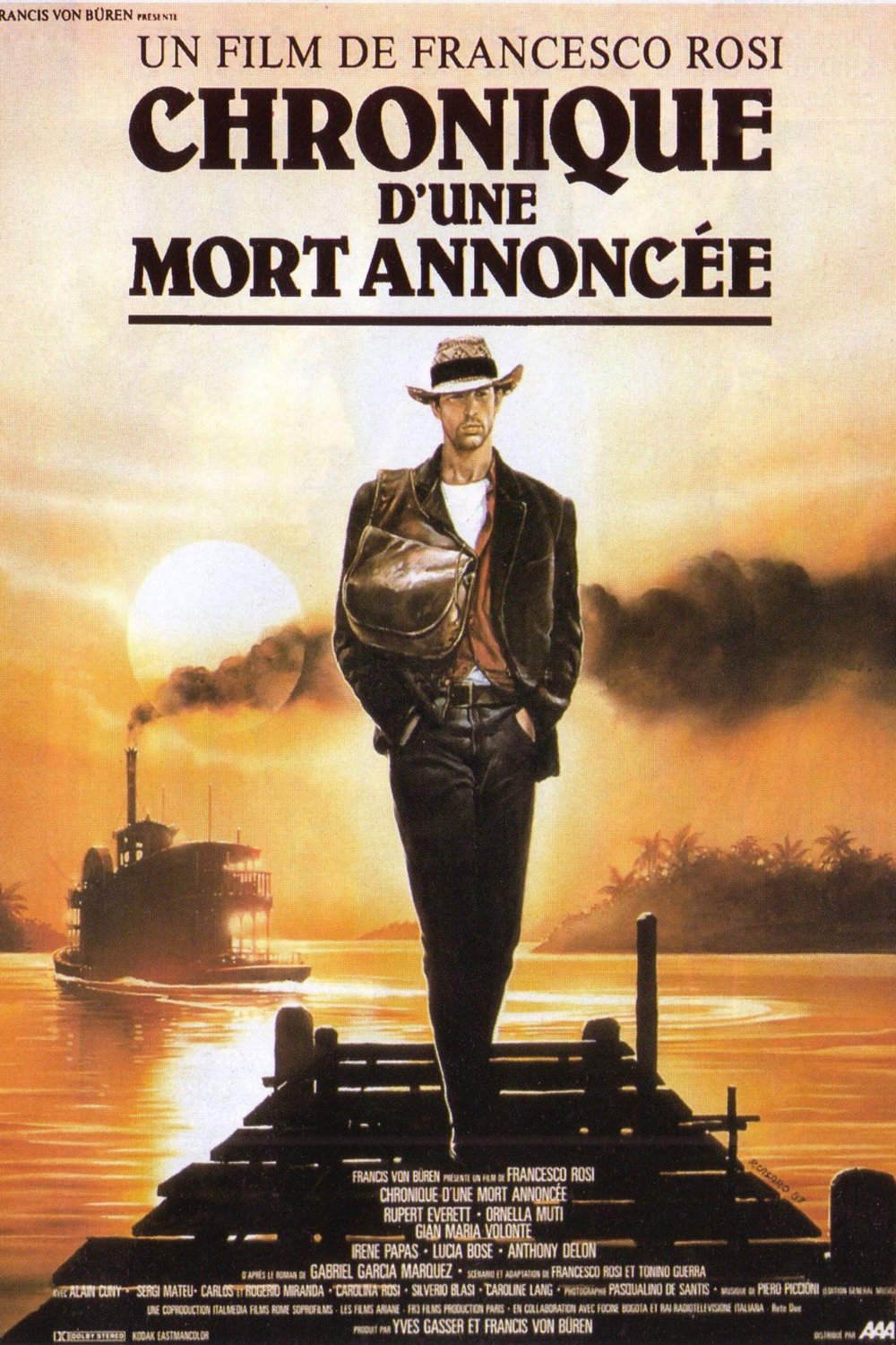 L'affiche du film Chronique d'une mort annoncée [1987]