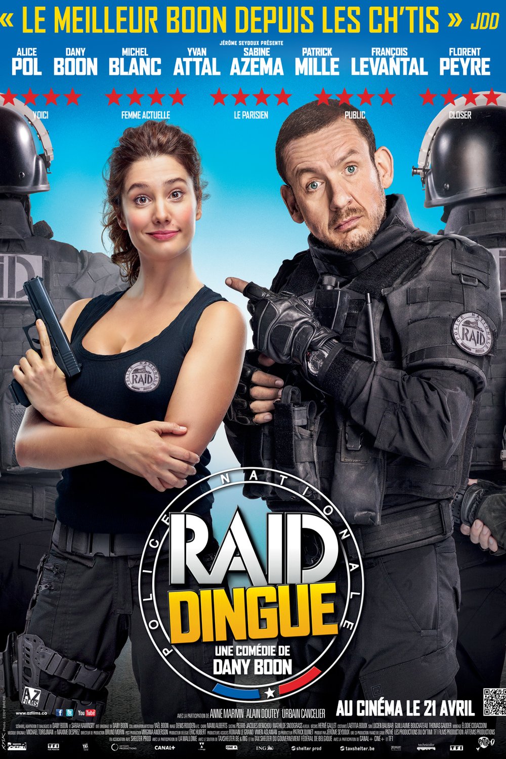 L'affiche du film Raid dingue [2016]