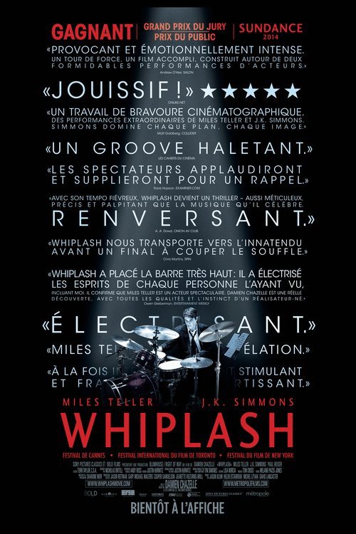 L'affiche du film Whiplash v.f. [2014]