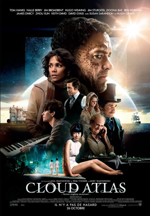 L'affiche du film Cloud Atlas v.f. [2012]