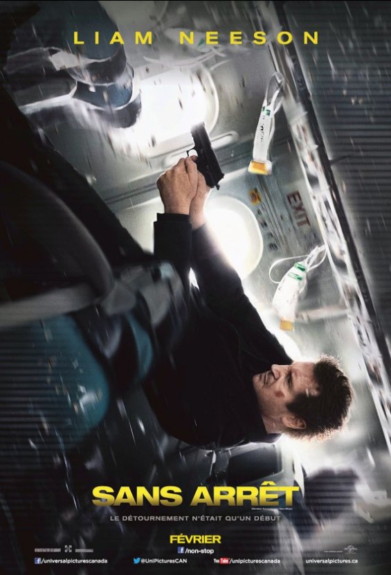 L'affiche du film Sans arrêt [2014]