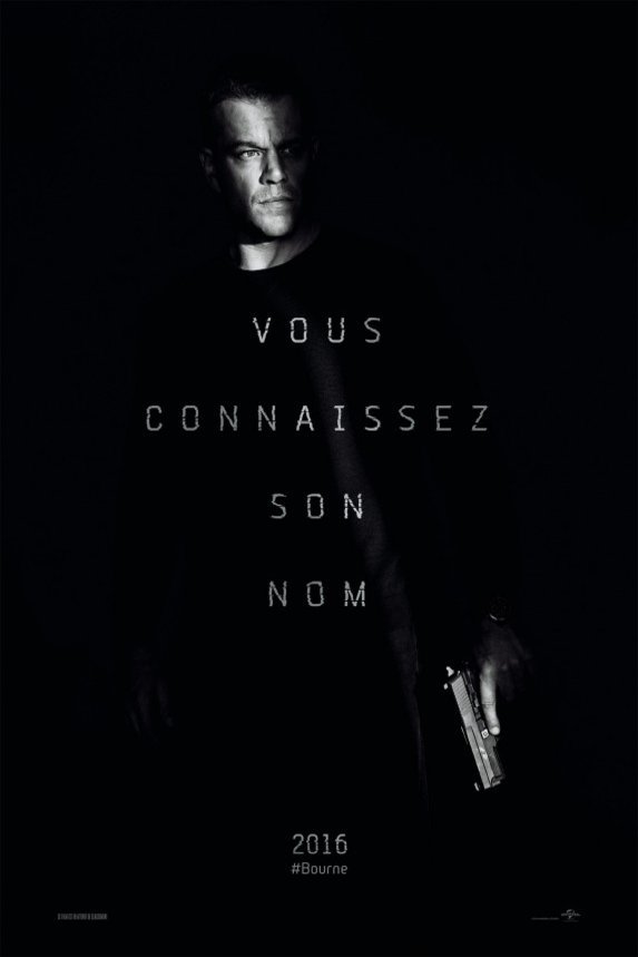 L'affiche du film Jason Bourne v.f. [2016]