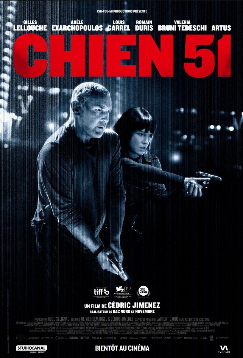 L'affiche du film Chien 51 [2025]