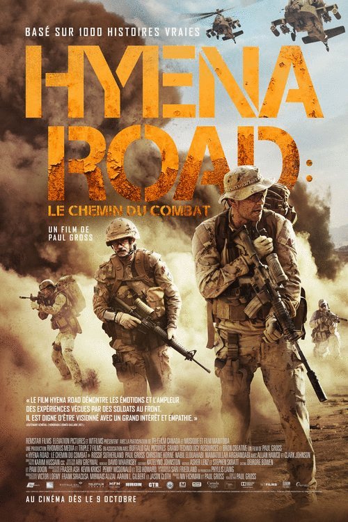 L'affiche du film Hyena Road: Le chemin du combat [2015]