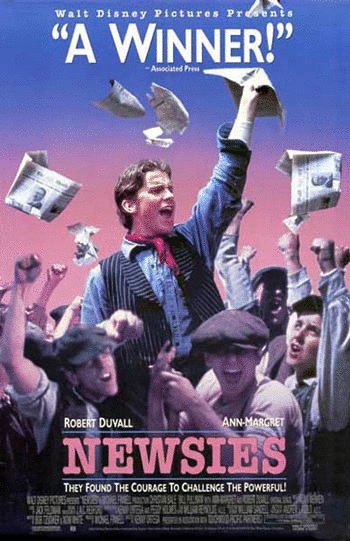 L'affiche du film Newsies [1992]