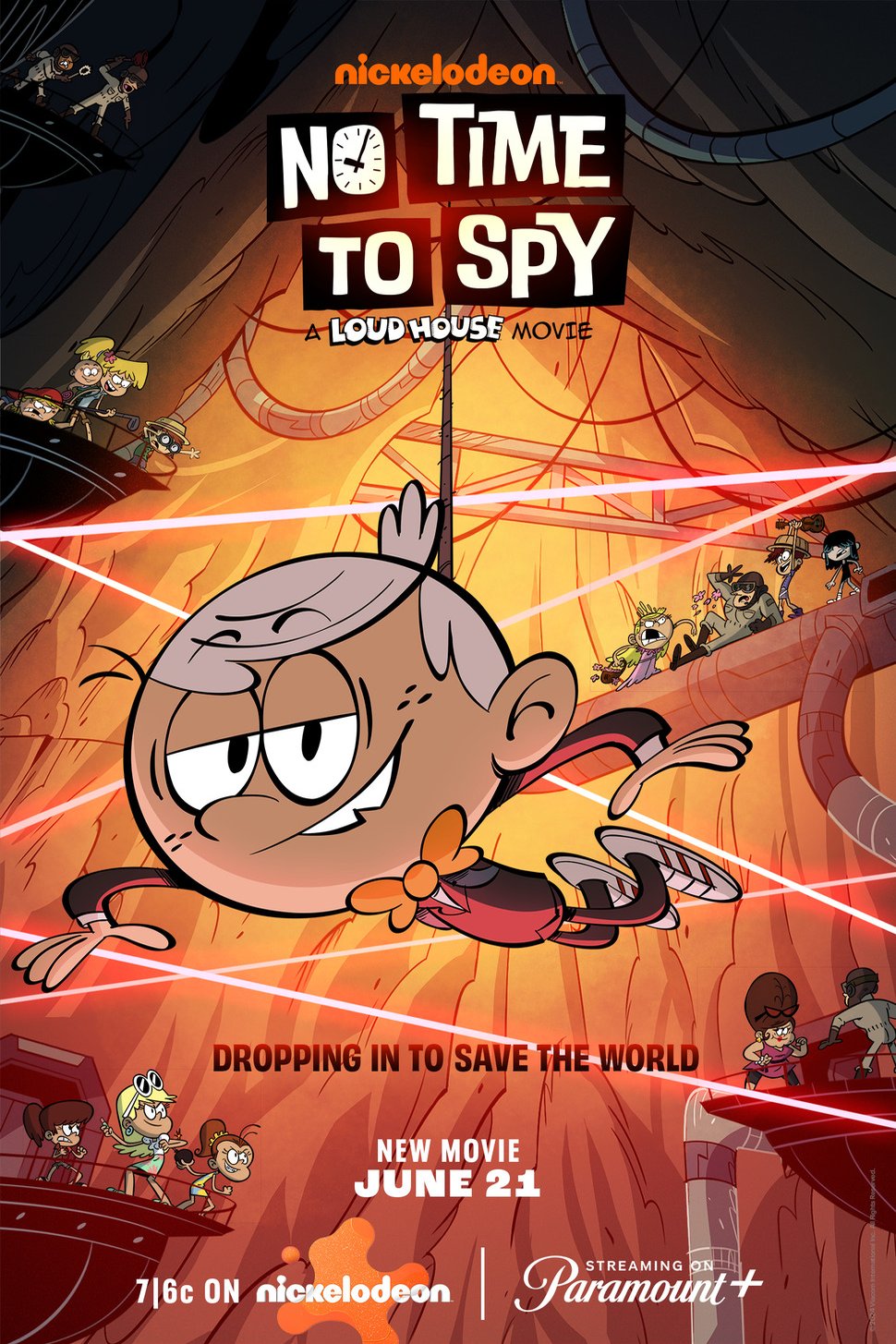 Poster of the movie No Time to Spy: A Loud House Movie