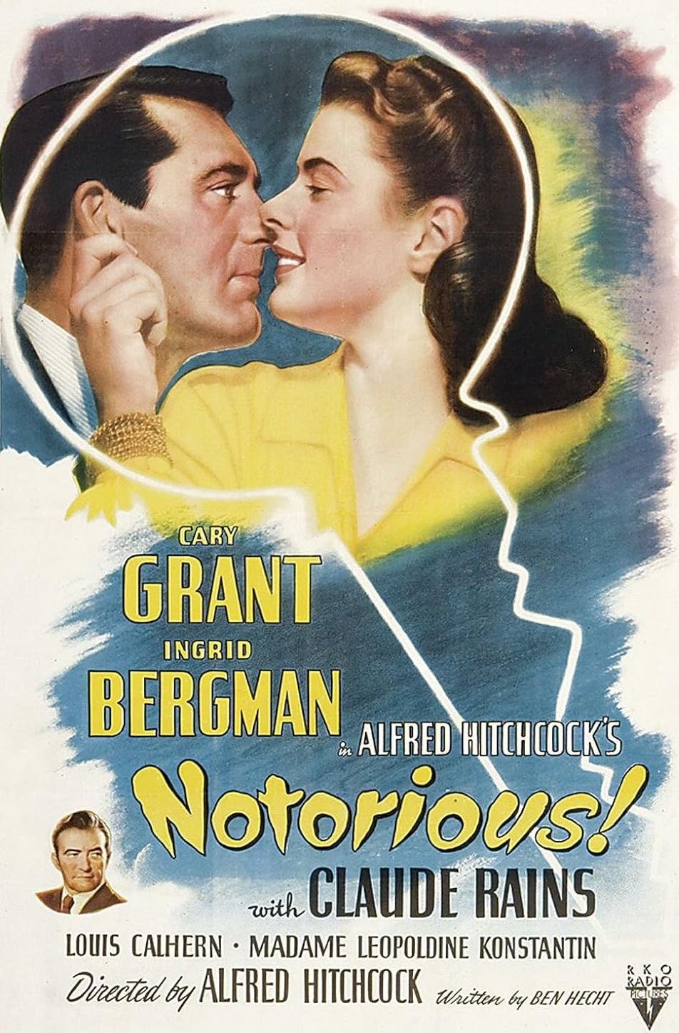 L'affiche du film Notorious [1946]