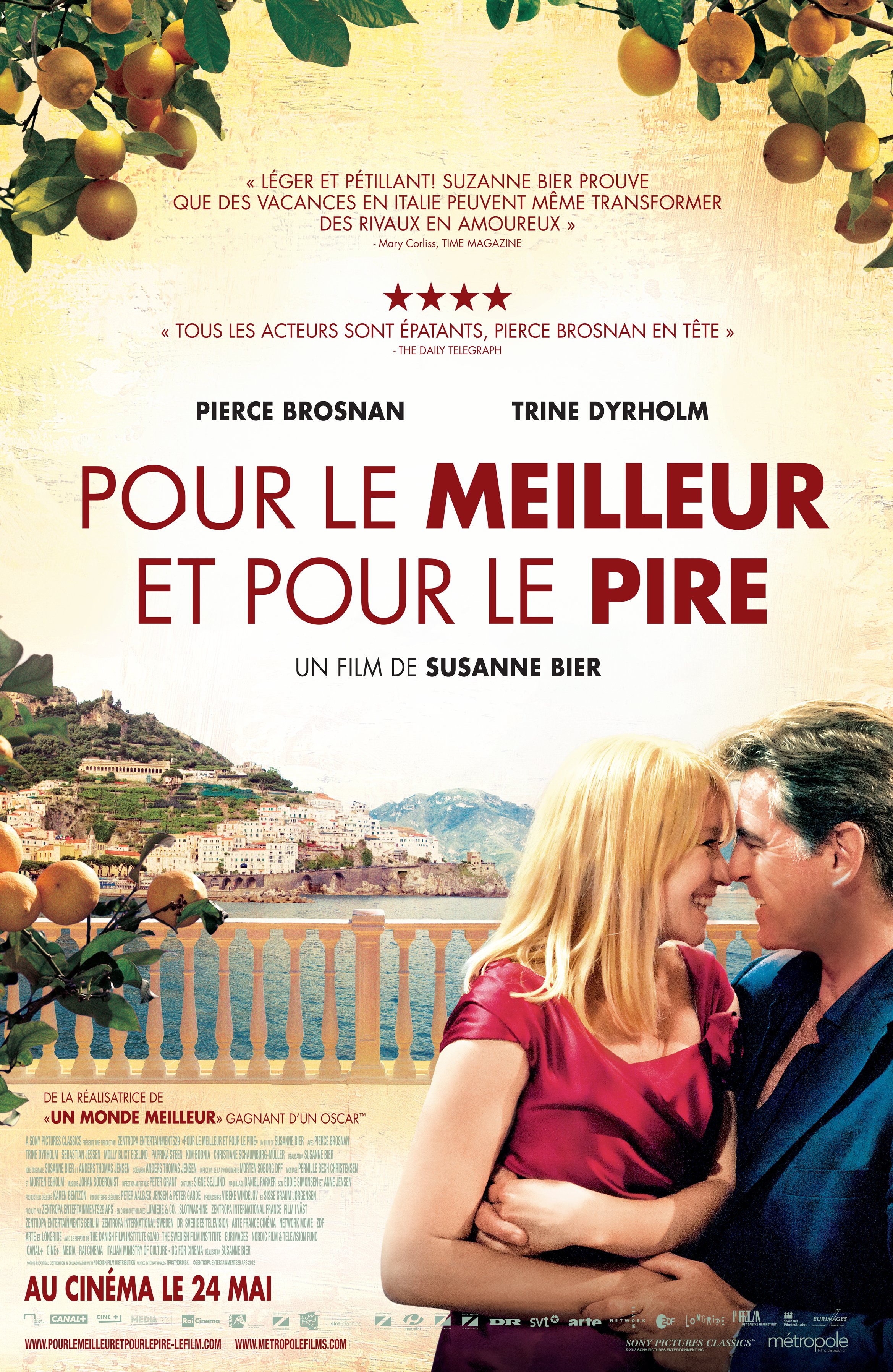 L'affiche du film Pour le meilleur et pour le pire [2012]
