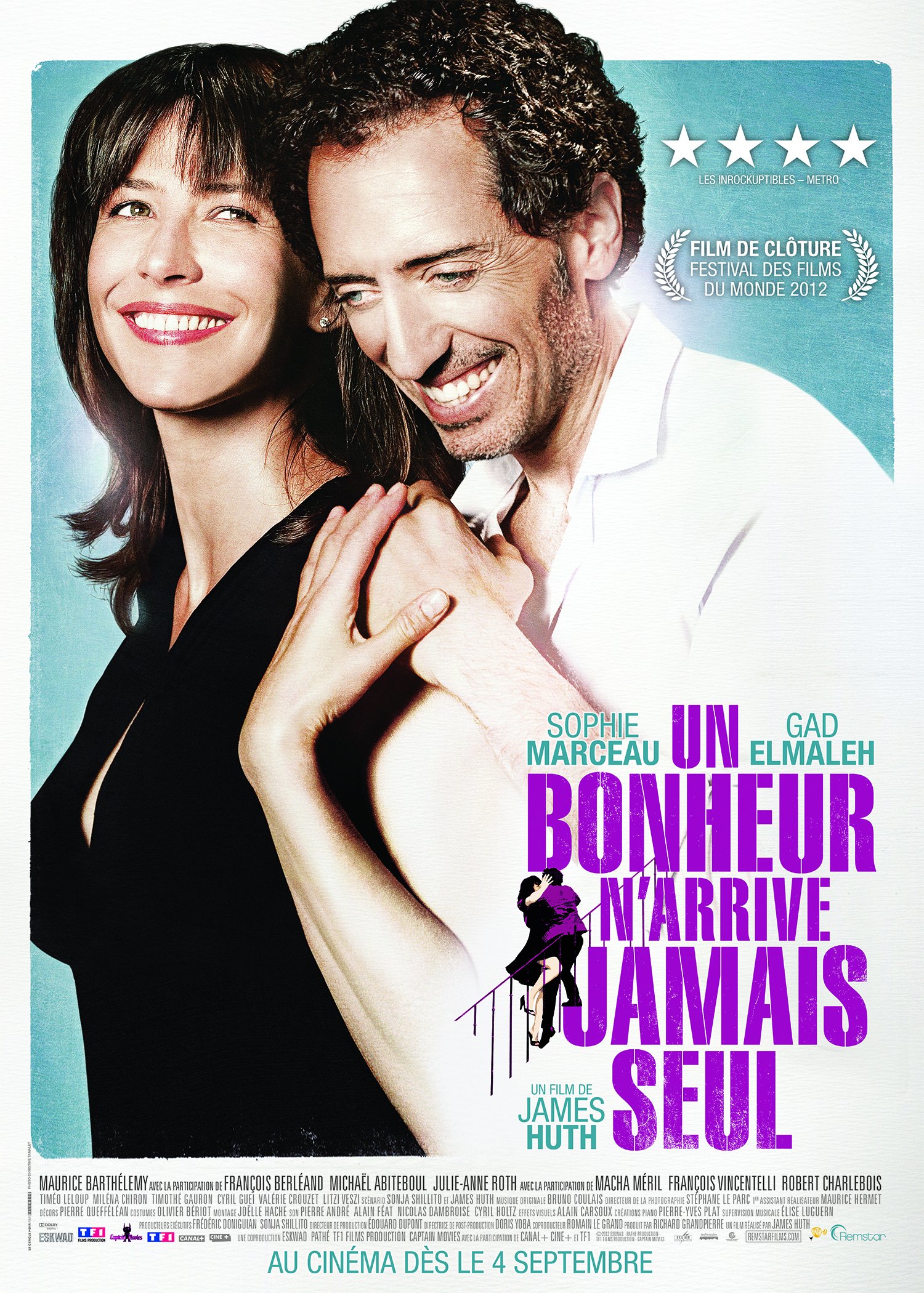 L'affiche du film Un Bonheur n'arrive jamais seul [2012]