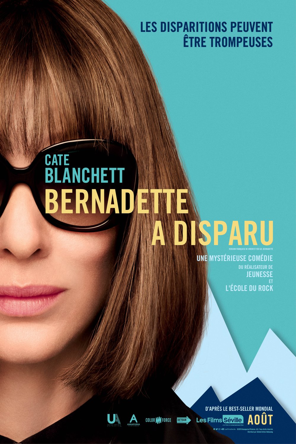 L'affiche du film Bernadette a disparu [2019]