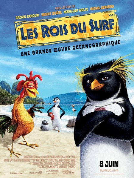 L'affiche du film Les Rois du surf [2007]