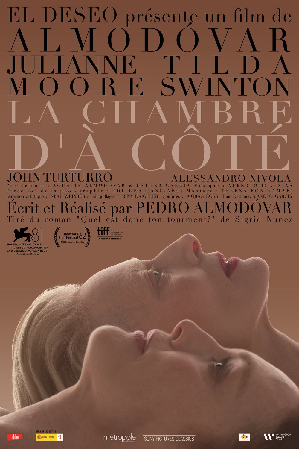 L'affiche du film La chambre d'à côté [2024]