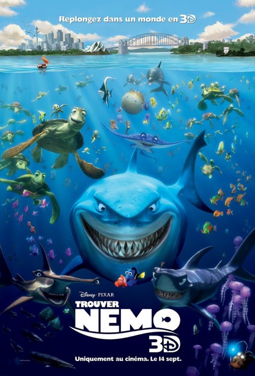 L'affiche du film Trouver Nemo [2003]