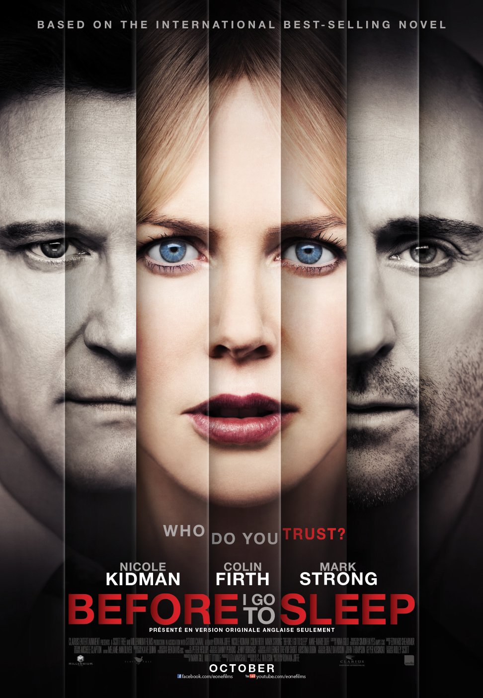 L'affiche du film Before I Go to Sleep [2014]