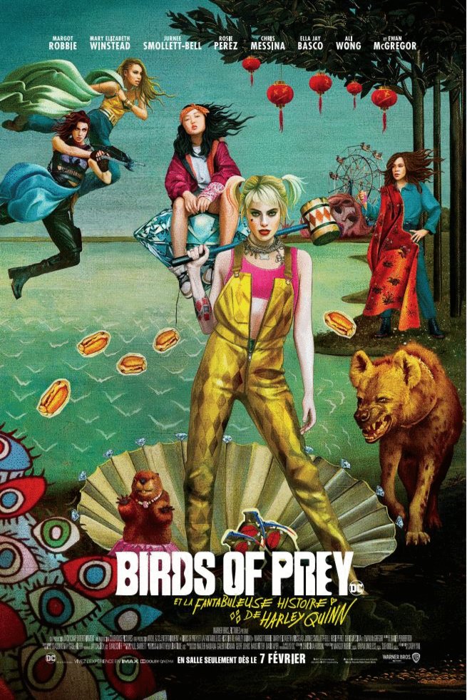 L'affiche du film Birds of Prey - et la fantabuleuse histoire de Harley Quinn [2020]