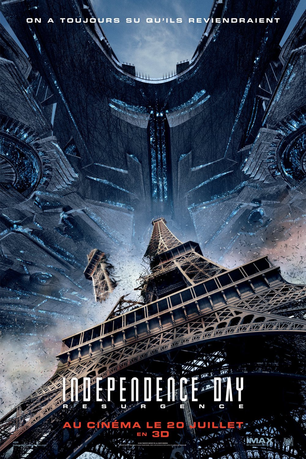 L'affiche du film Independence Day: Résurgence v.f. [2016]