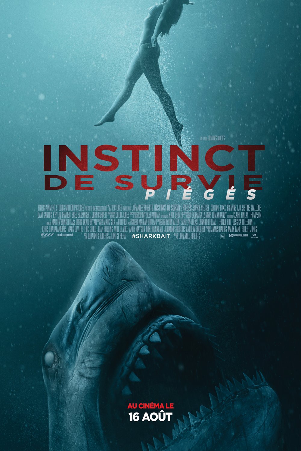 L'affiche du film Instinct de survie: Piégés [2019]