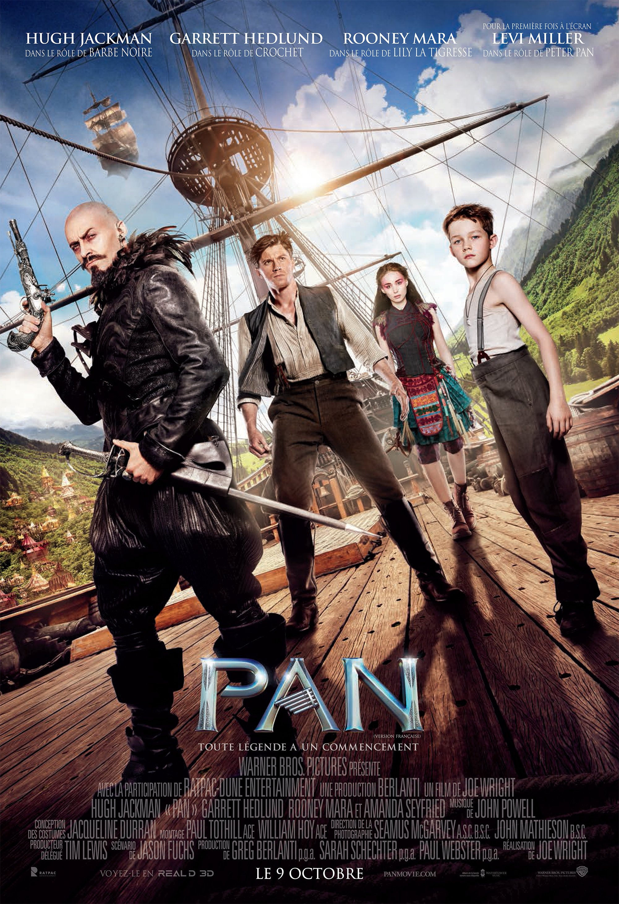 L'affiche du film Pan v.f. [2015]