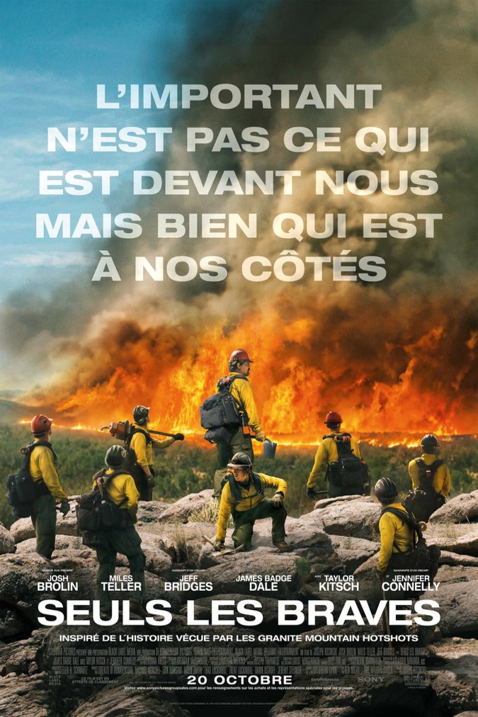 L'affiche du film Seuls les braves [2017]