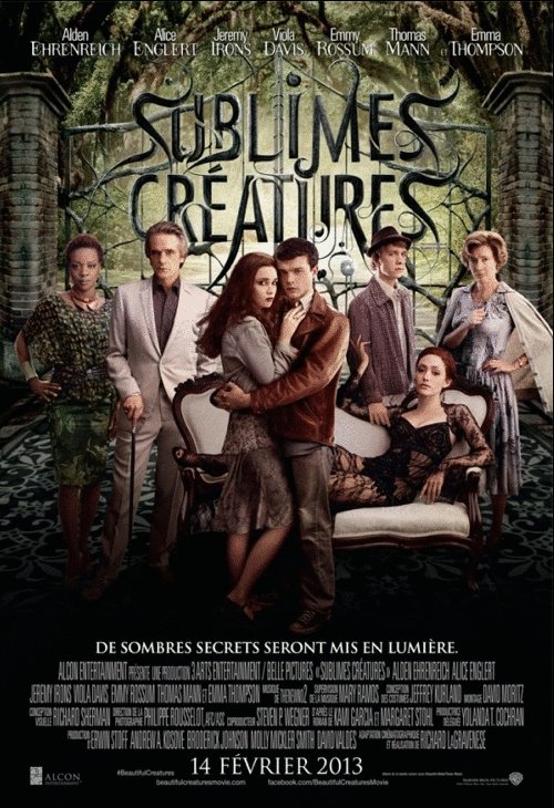 L'affiche du film Sublimes créatures [2013]
