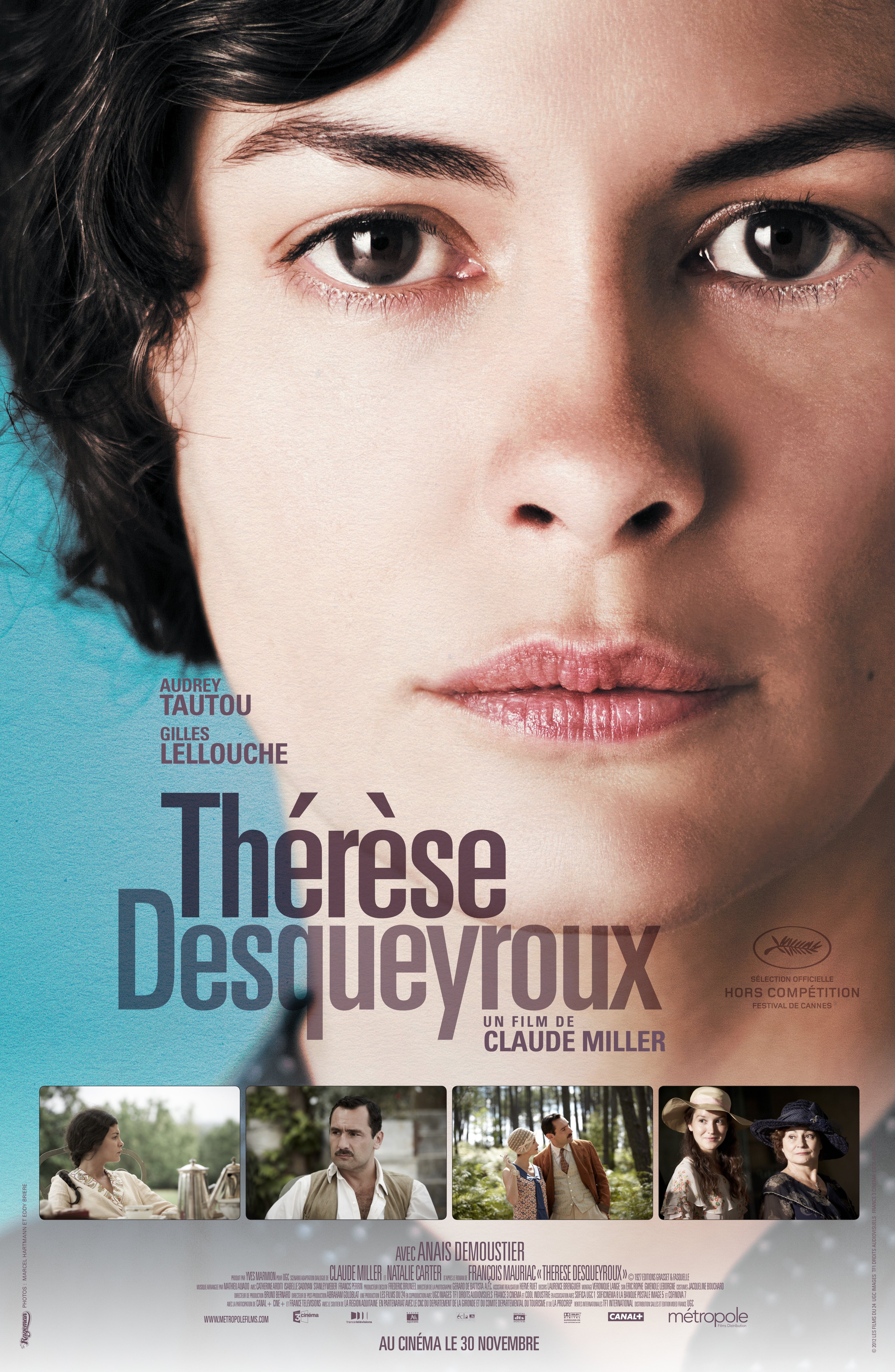 L'affiche du film Thérèse Desqueyroux [2012]